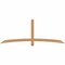 Ekena Millwork Bellingham Timber Gable Bracket, Western Red Cedar, 84"W x 31"H x 1 1/2"D x 3 1/2"F, 9/12 Pitch GBW084X31X0204BEL00SWR - alternate 1